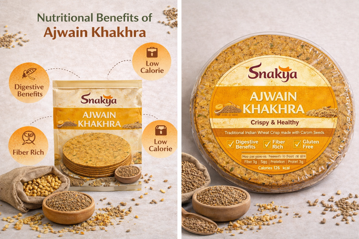 Besan Khakhra – Classic Crunch with Timeless Taste 250gm