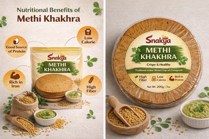 Methi Khakhra – Wholesome & Flavorful Crunch 250gm